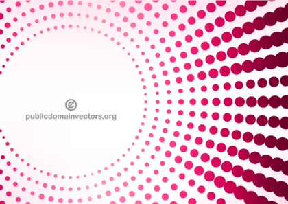 Pink Halftone Dots Background Banner Vector
