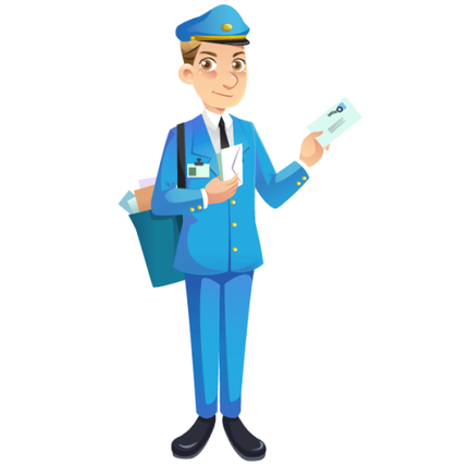 Free Mailman Vector
