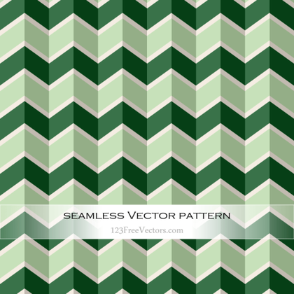 Green Seamless Zigzag Pattern Vector