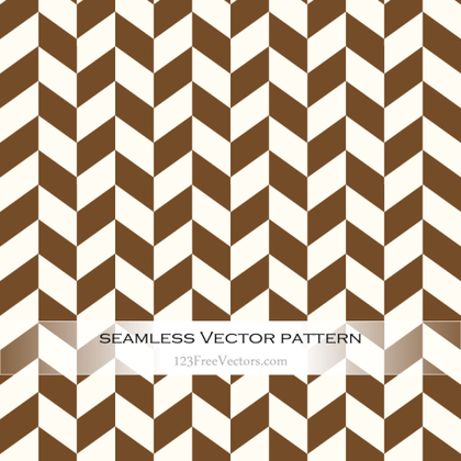 Brown Chevron Seamless Pattern Vector
