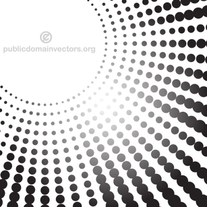 Black Dots Vector Background