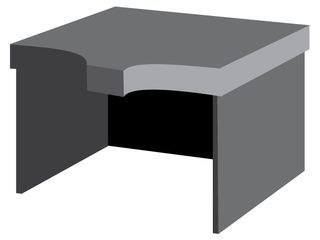 Grey Desk Vector