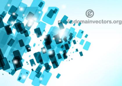 Blue Tiles Background Design