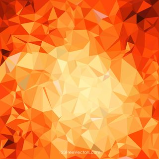 Red Orange Polygonal Pattern Background Template