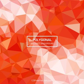 Red Polygonal Triangular Background Illustrator