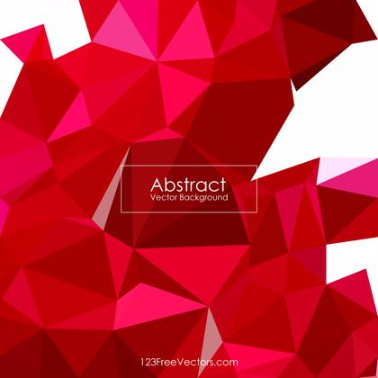 Polygonal Red Background Template