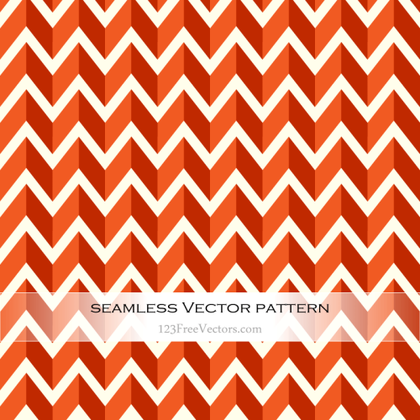 Orange Zig Zag Background