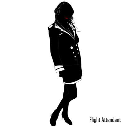 Flight Attendant Vector Image Free