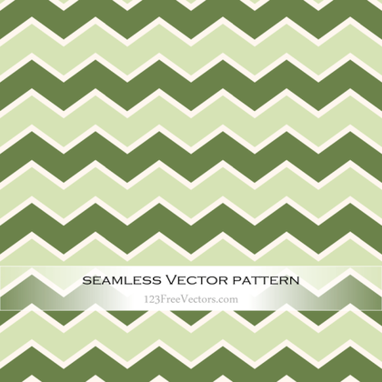 Green Zig Zag Pattern Vector