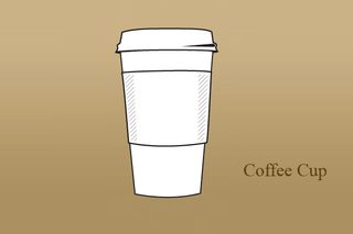 Paper Coffee Cup Vector AI