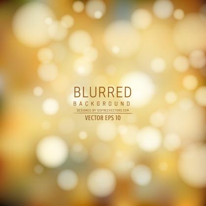 Abstract Beige Bokeh Background