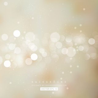 Abstract Beige Bokeh Background Stock Vector