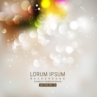 Abstract Beige Free Bokeh Vector