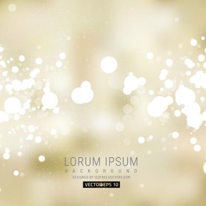 Beige Bokeh Abstract Light Vector