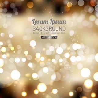 Beige Light Bokeh Background