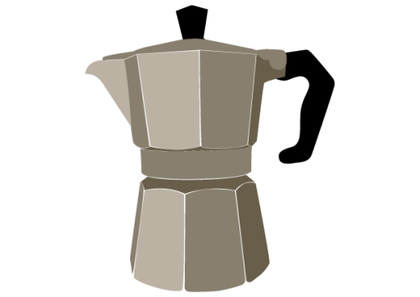 Vector Coffee Pot