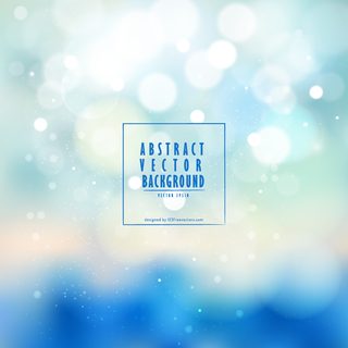 Abstract Light Blue Bokeh Background