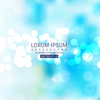 Light Blue Bokeh Background Illustration