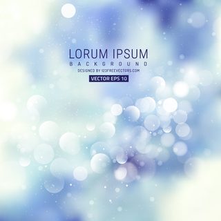 Light Blue Bokeh Wallpaper