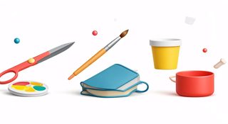 craft supplies 3d