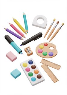 art supplies collection
