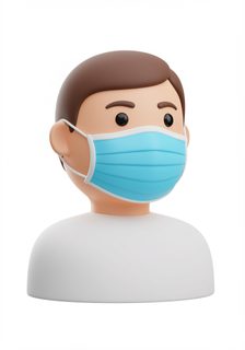 3d man mask