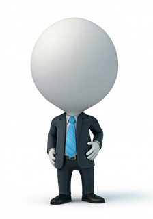 businessman 3d character