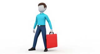 business character briefcase