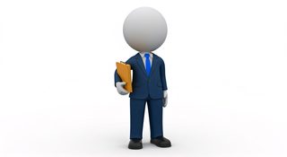 3d businessman figure
