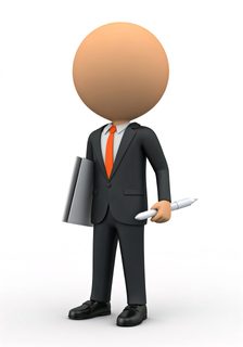 3D Businessman Character