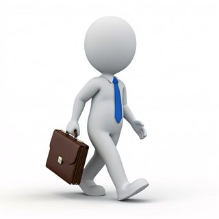 walking business man