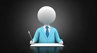business-character-writing