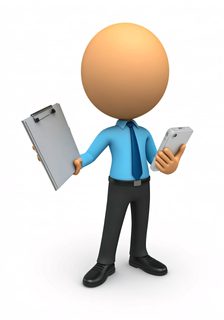 Businessman with Devices
