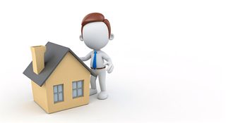 businessman model house
