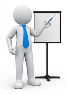 business presenter