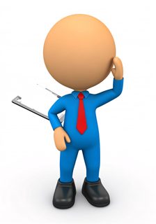 3D Thinking Man