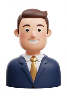 3D Businessman Portrait