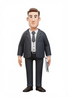 cartoon business man
