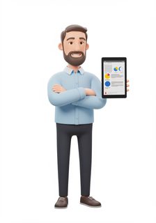 cartoon professional tablet