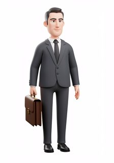 cartoon business man