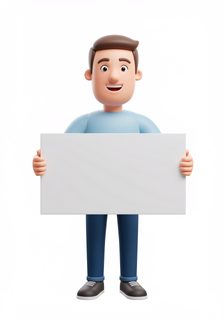 cartoon character sign