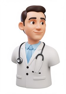 3d male doctor