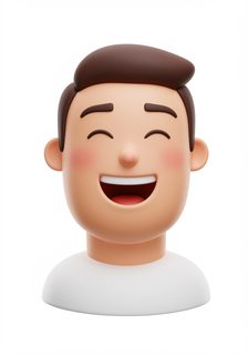 smiling 3d man
