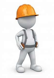3d construction worker