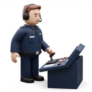 cartoon controller operator