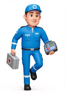 cartoon emt character