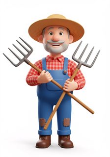 cartoon farmer illustration