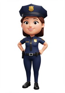 cartoon police officer