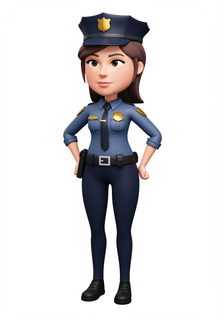 cartoon police officer