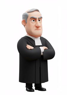 cartoon judge character